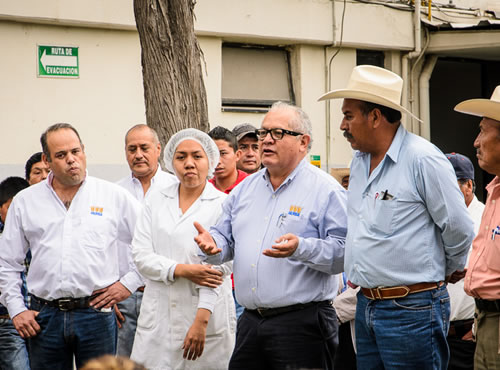 Productores de trigo de Hidalgo,Visita de productores de trigo del estado de Hidalgo a Munsa Molinos plantel León.