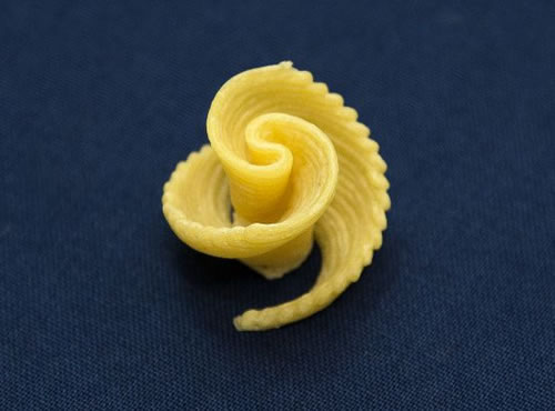 La impresión 3D llega a la pasta, La empresa italiana Barrilla, en colaboración con el centro de investigación holandés TNO, desarrolla una impresora tridimensional para darle nuevas formas a la sémola de trigo.