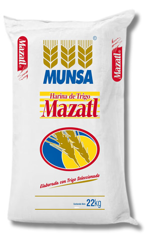 Harina de trigo Mazatl,Munsa Molinos