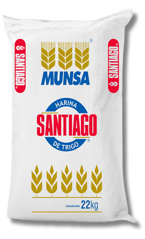 Harina de trigo Santiago,Munsa Molinos