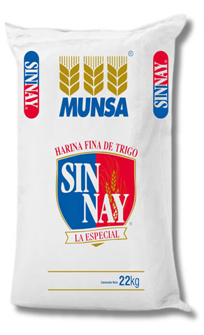 Harina de trigo SINNAY,Munsa Molinos