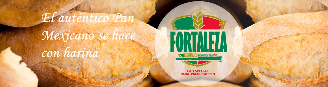 Harina de trigo Fortaleza,El auténtico pan mexicano se hace con Harina Fortaleza.
